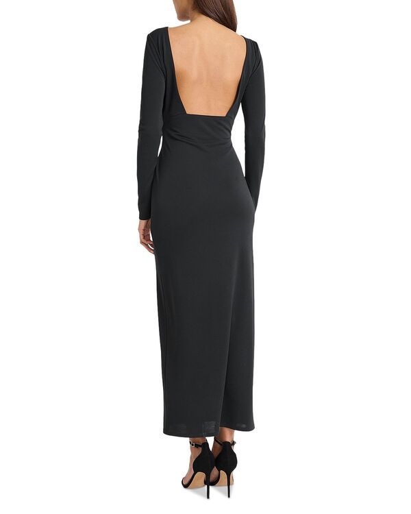 ドナモーガン レディース トップス ワンピース Donna Morgan Boat Neck Long Sleeve Dress Black ブラック ドナモーガン レディース トップス ワンピース Donna Morgan Boat Neck Long Sleeve Dress Black ブラック