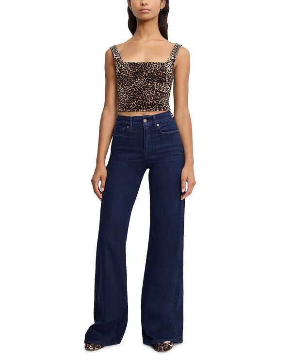 グッドアメリカン レディース ボトムス デニムパンツ ジーンズ Good American Good Waist Palazzo Jeans indigo1153 Indigo1153 グッドアメリカン レディース ボトムス デニムパンツ ジーンズ Good American Good Waist Palazzo Jeans indigo1153 Indigo1153