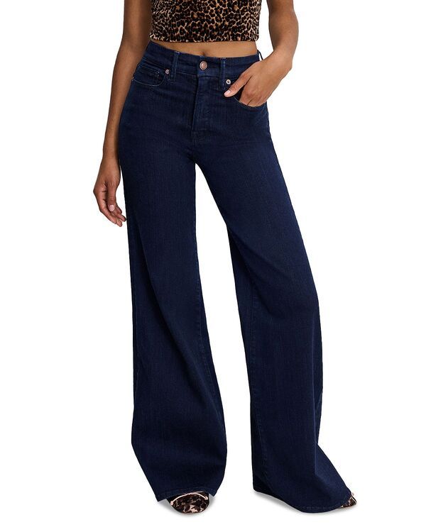 グッドアメリカン レディース ボトムス デニムパンツ ジーンズ Good American Good Waist Palazzo Jeans indigo1153 Indigo1153