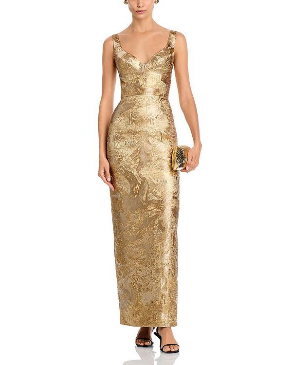 シムカイ レディース トップス ワンピース SIMKHAI Viella Gown Gold ゴールド