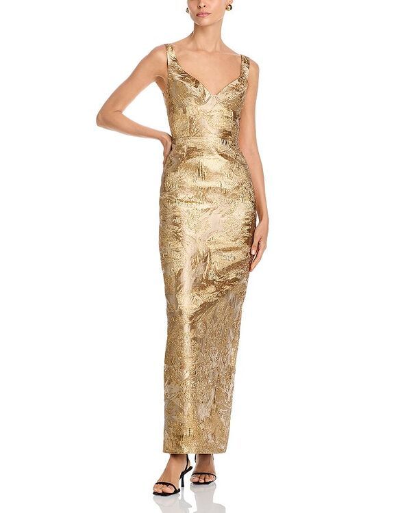 シムカイ レディース トップス ワンピース SIMKHAI Viella Gown Gold ゴールド