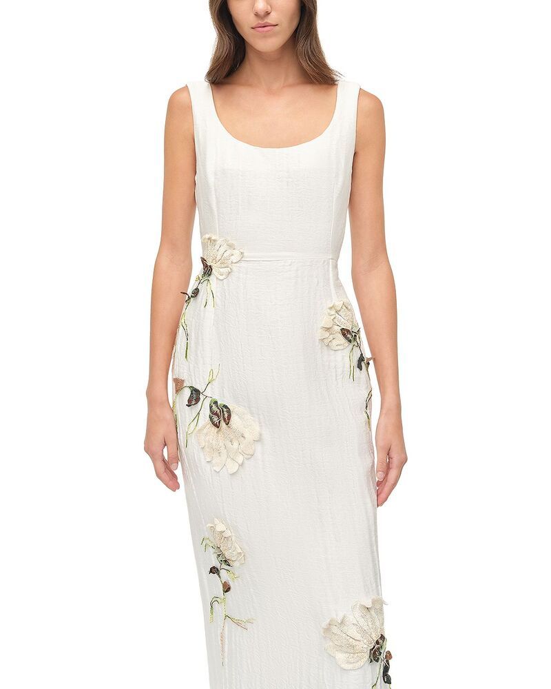 シムカイ レディース トップス ワンピース ミディ ノースリーブ SIMKHAI Lilibeth Sleeveless Midi Dress White ホワイト シムカイ レディース トップス ワンピース ミディ ノースリーブ SIMKHAI Lilibeth Sleeveless Midi Dress White ホワイト