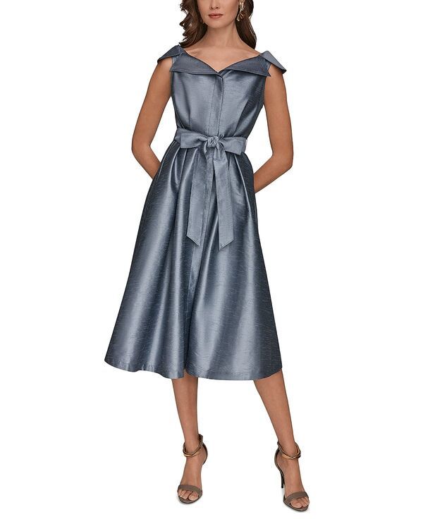 ダナキャラン レディース トップス ワンピース Donna Karan Belted FitandFlare Dress Tempest 27,972円