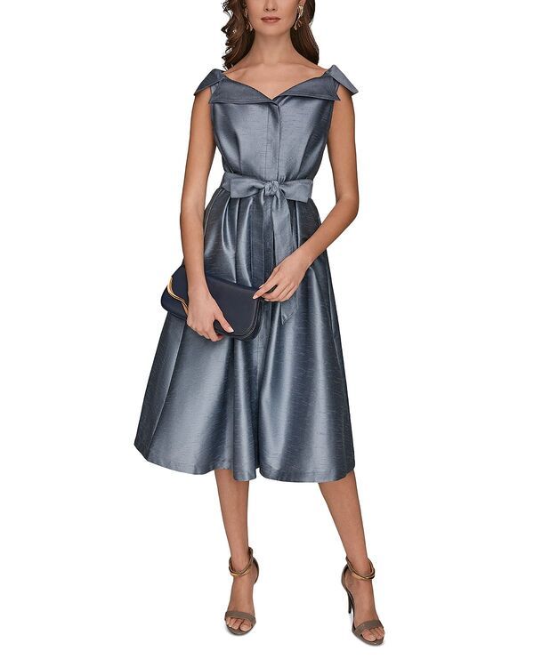 ダナキャラン レディース トップス ワンピース Donna Karan Belted FitandFlare Dress Tempest ダナキャラン レディース トップス ワンピース Donna Karan Belted FitandFlare Dress Tempest