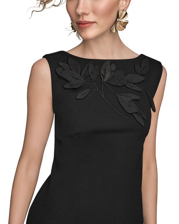 ダナキャラン レディース トップス ワンピース クレープ スキューバ Donna Karan Scuba Crepe Twill Dress Black Black ブラック ダナキャラン レディース トップス ワンピース クレープ スキューバ Donna Karan Scuba Crepe Twill Dress Black Black ブラック