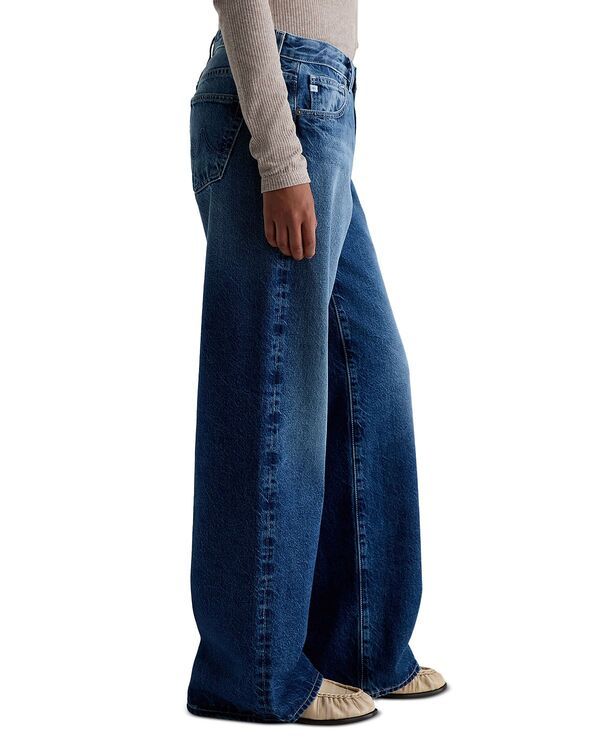 エージー レディース ボトムス デニムパンツ ワイドレッグ ローライズ ジーンズ AG Adria Low Rise Wide Leg Jeans in Ojai