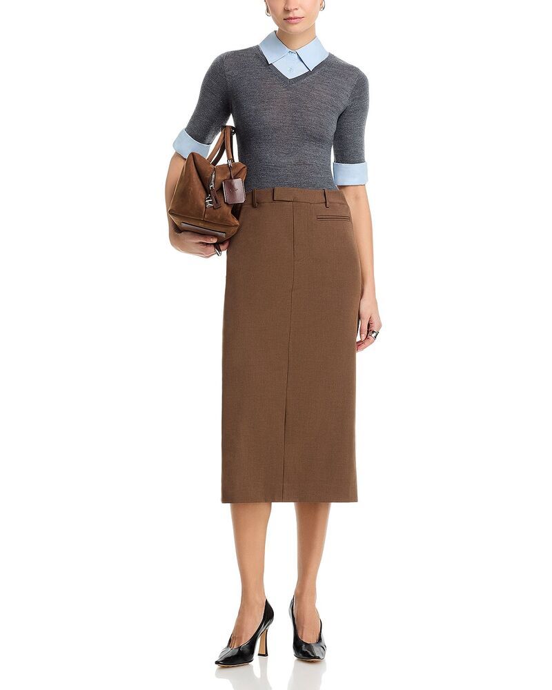 スタウド レディース トップス ワンピース STAUD The Geo Dress Nutmegcha