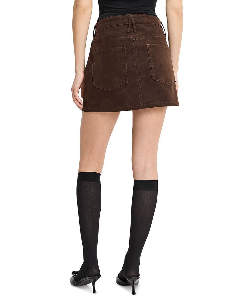 グッドアメリカン レディース ボトムスカート ミニ スエード Good American Better Than Suede Good 90s Faux Suede Mini Skirt Cacao
