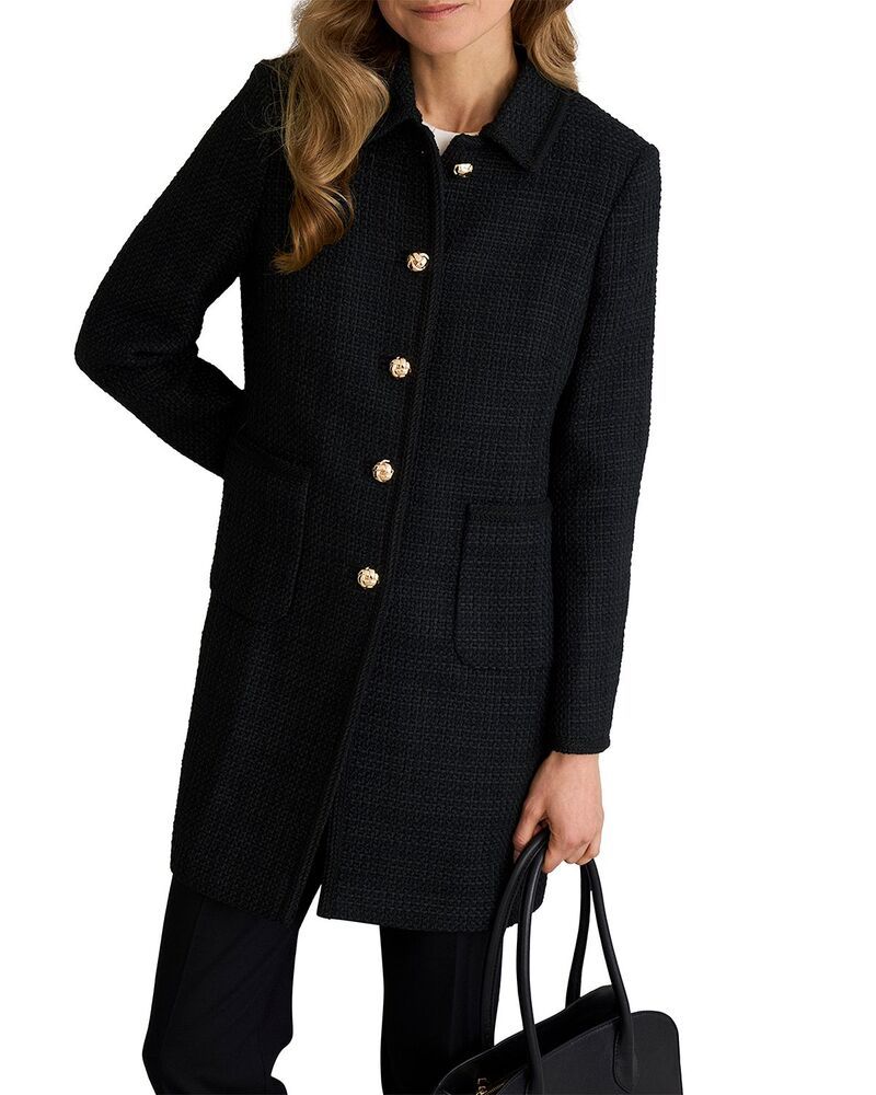 ホッブスロンドン レディース アウター コート HOBBS LONDON Evangeline Coat Black ブラック