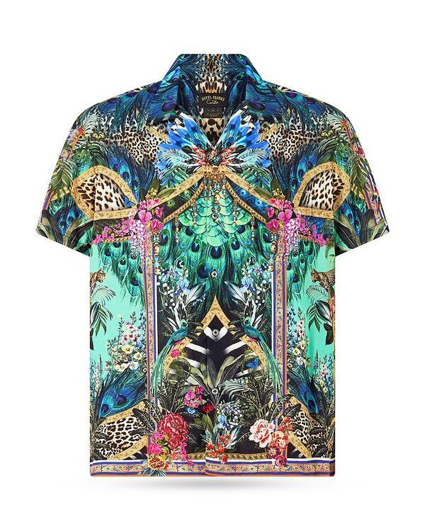 キャミラ メンズ トップス シャツ リラックスフィット Camillanimalchemy Relaxed Fit Short Sleeve Camp Shirt Animalchemy アニマル