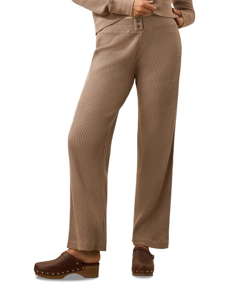 ファレティ レディース ボトムス カジュアルパンツ Faherty Apres Waffle Pants Wood Smoke スモーク
