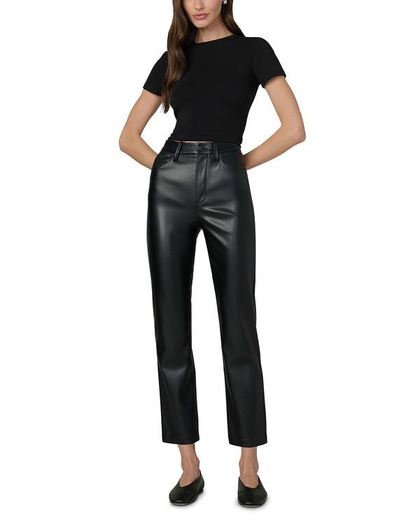 ジョーズジーンズ レディース ボトムス デニムパンツ レザー フェイクレザー Joes Jeans The Lyra Slim Faux Leather Jeans Black ブラック ジョーズジーンズ レディース ボトムス デニムパンツ レザー フェイクレザー Joes Jeans The Lyra Slim Faux Leather Jeans Black ブラック
