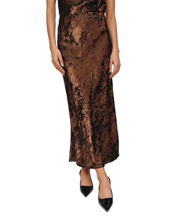 ベラダール レディース ボトムスカート マキシ Bella Dahl Bias Maxi Skirt Bronze Shimmer