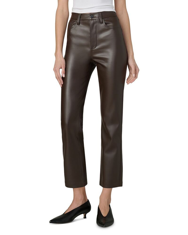ジョーズジーンズ レディース ボトムス デニムパンツ レザー フェイクレザー Joes Jeans The Lyra Slim Faux Leather Jeans Dark Chocolate チョコレート