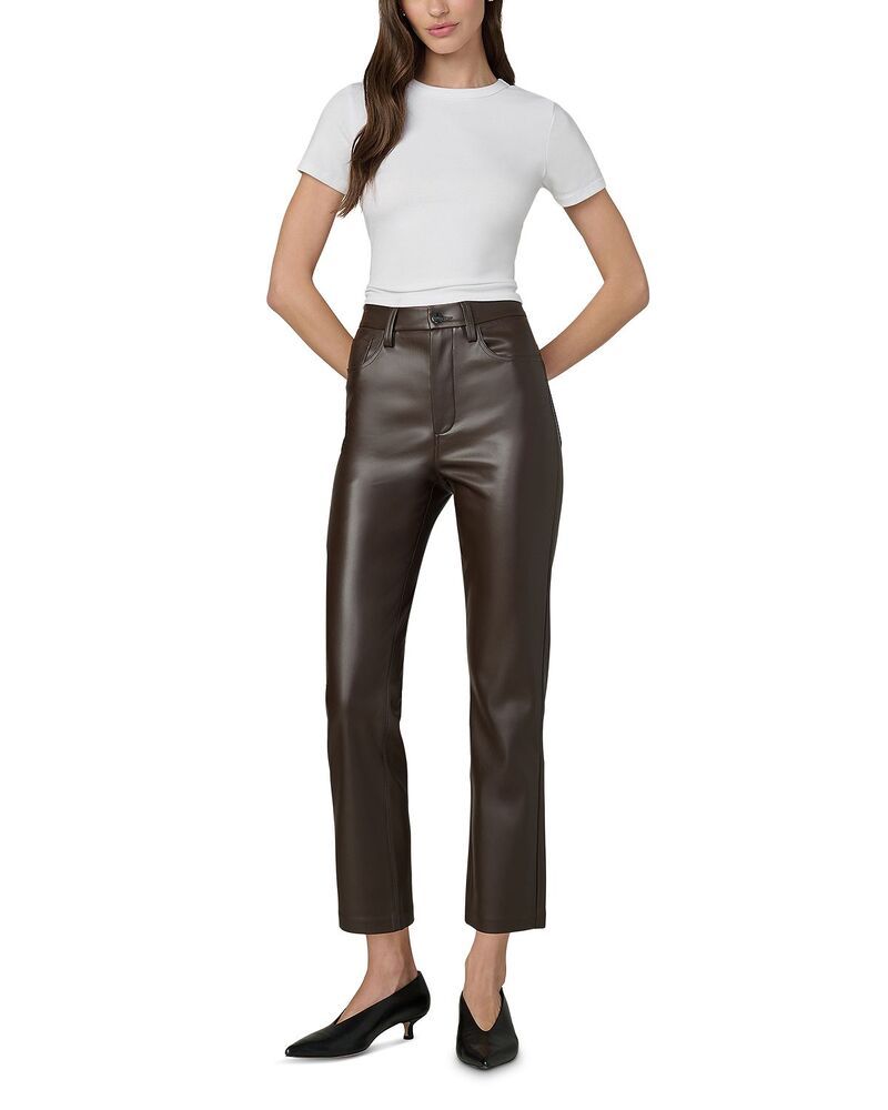 ジョーズジーンズ レディース ボトムス デニムパンツ レザー フェイクレザー Joes Jeans The Lyra Slim Faux Leather Jeans Dark Chocolate チョコレート ジョーズジーンズ レディース ボトムス デニムパンツ レザー フェイクレザー Joes Jeans The Lyra Slim Faux Leather Jeans Dark Chocolate チョコレート