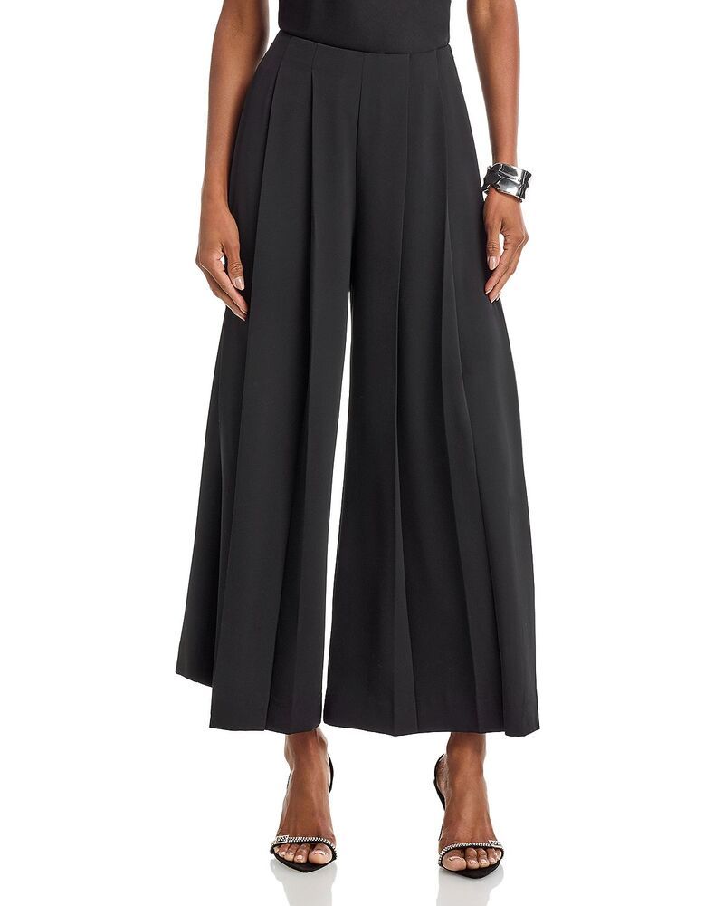ラジャンス レディース ボトムス カジュアルパンツ プリーツ LAGENCE Novalynn Cropleated Pants Black ブラック