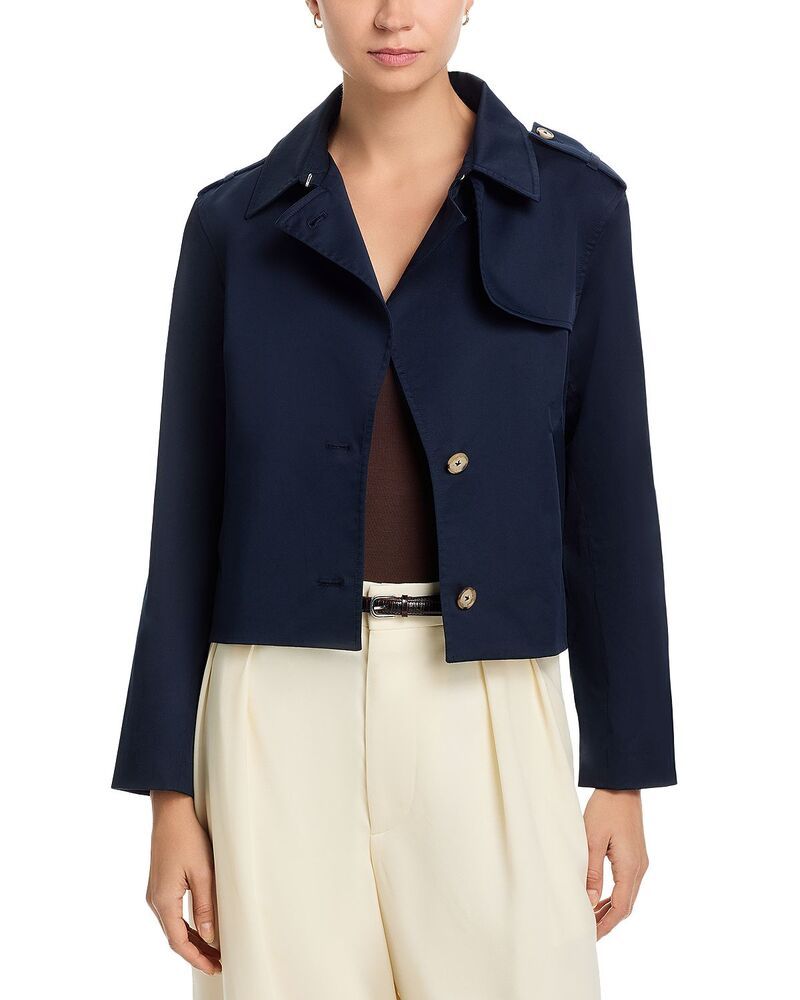 フレーム レディース アウター ジャケット・ブルゾン FRAME Shortrench Jacket Navy ネイビー