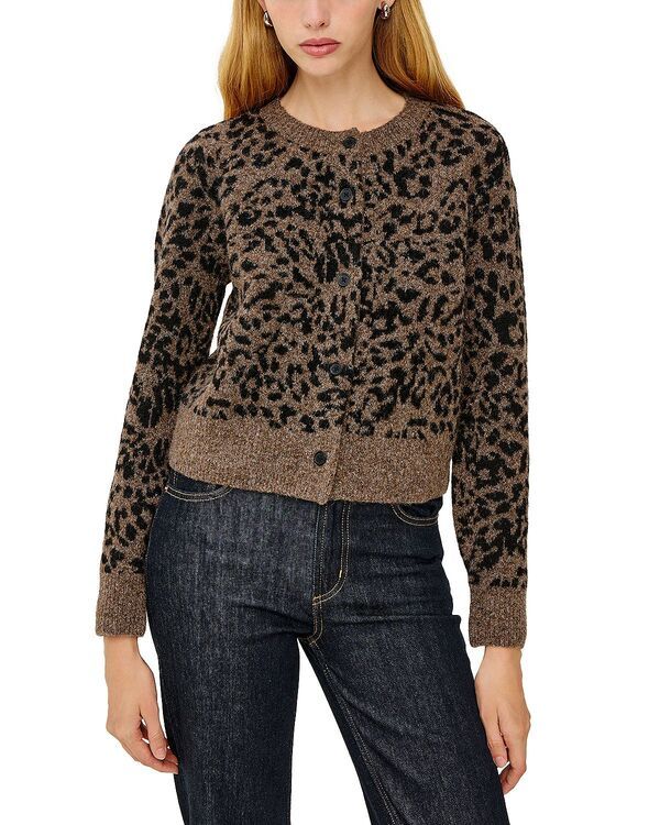 レイルズ レディース アウター カーディガン クルーネック セーター Rails Matilda Crewneck Cardigan Sweater Spotted