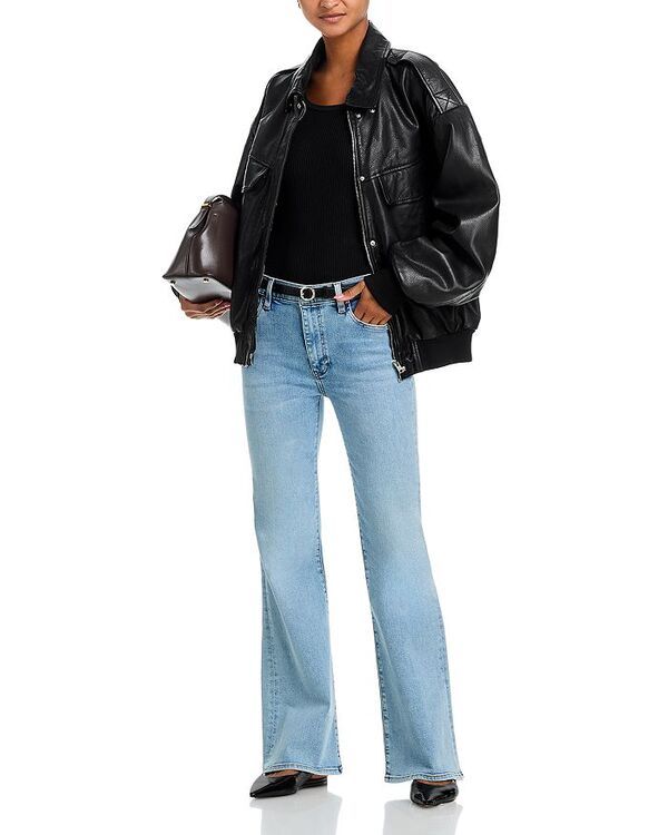 フレーム レディース ボトムス デニムパンツ ジーンズ FRAME The Icon High Rise Flare Jeans in Ripple