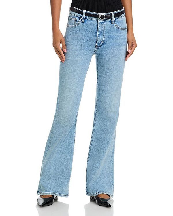 フレーム レディース ボトムス デニムパンツ ジーンズ FRAME The Icon High Rise Flare Jeans in Ripple