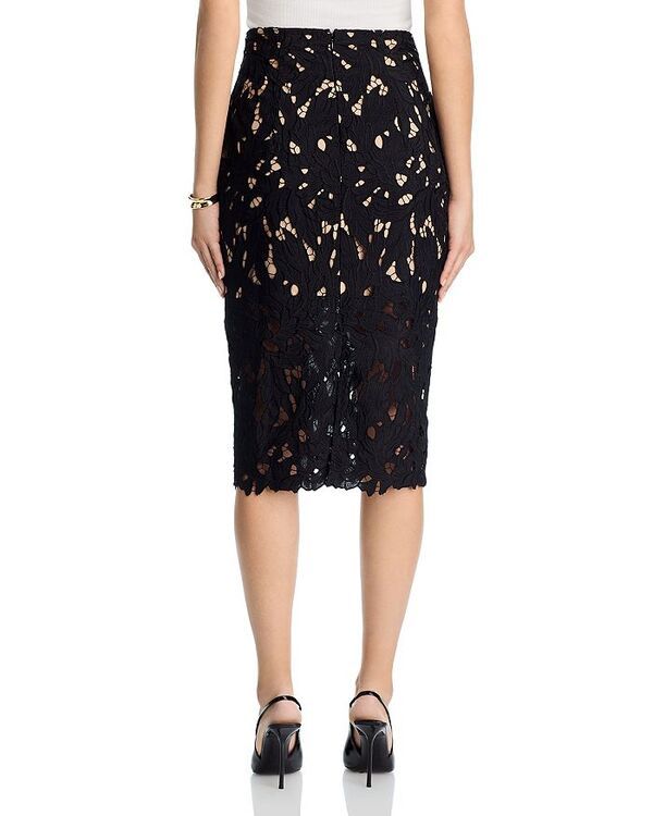 アクア レディース ボトムスカート ミディ レース AQUA Lace Midi Skirt Exclusive Black ブラック アクア レディース ボトムスカート ミディ レース AQUA Lace Midi Skirt Exclusive Black ブラック