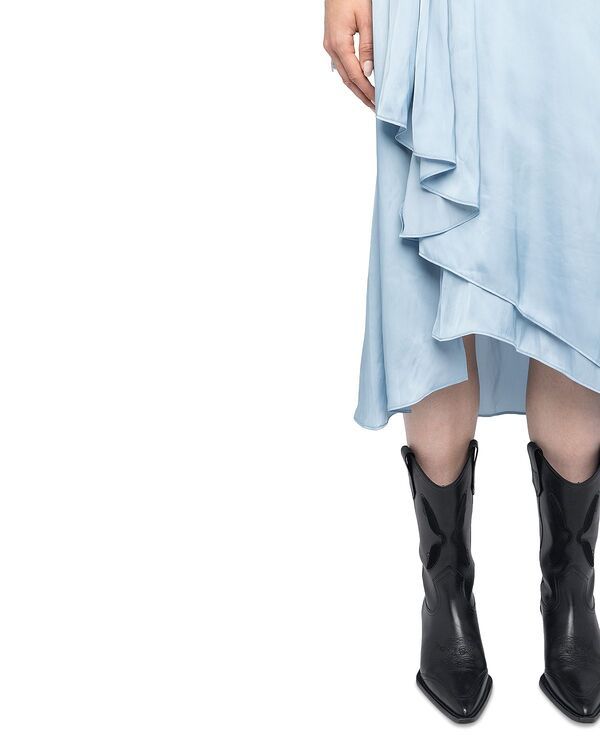 ザディグ エ ヴォルテール レディース トップス ワンピース サテン Zadig Voltaire Randall Satin Dress Cloud