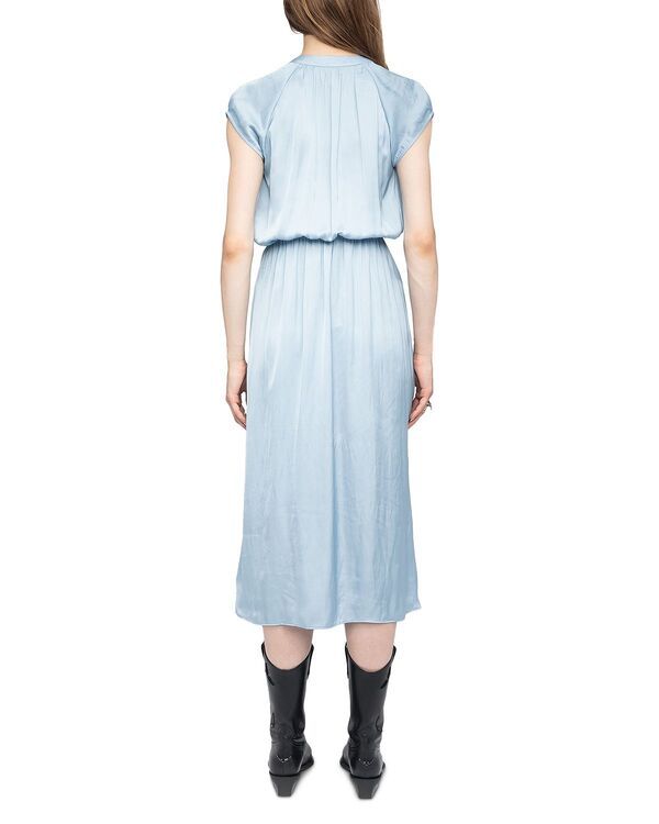 ザディグ エ ヴォルテール レディース トップス ワンピース サテン Zadig Voltaire Randall Satin Dress Cloud