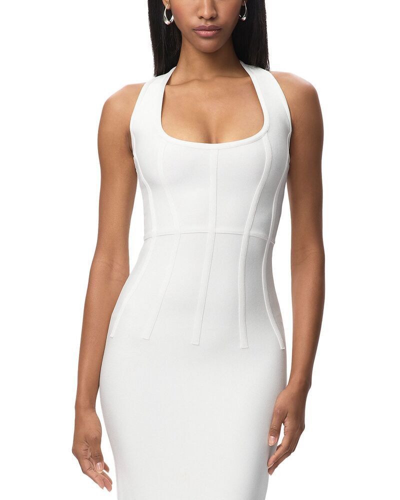 エルベレジェ レディース トップス ワンピース Herv Lger The Willa Dress Alabaster