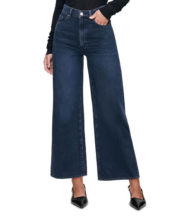 ディーエル 1961 レディース ボトムス デニムパンツ ワイドレッグ アンクル ジーンズ DL1961 Hepburn High Rise Wide Leg Ankle Jeans in Crater Lake Crater Lake