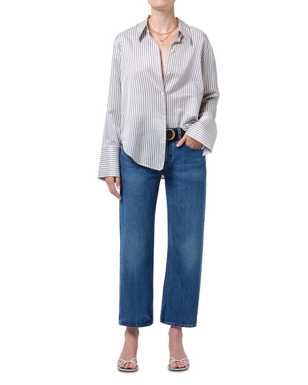 シチズンズ オブ ヒューマニティ レディース ボトムス デニムパンツ ヴィンテージ ストレート ジーンズ Citizens of Humanity Faye Mid Rise Vintage Straight Leg Jeans in Azure Blue ブ シチズンズ オブ ヒューマニティ レディース ボトムス デニムパンツ ヴィンテージ ストレート ジーンズ Citizens of Humanity Faye Mid Rise Vintage Straight Leg Jeans in Azure Blue ブ