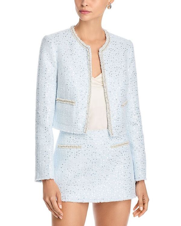 ラブスハックファンシー レディース アウター ジャケット・ブルゾン スパンコール LoveShackFancy Kelli Sequined Jacket Country Air