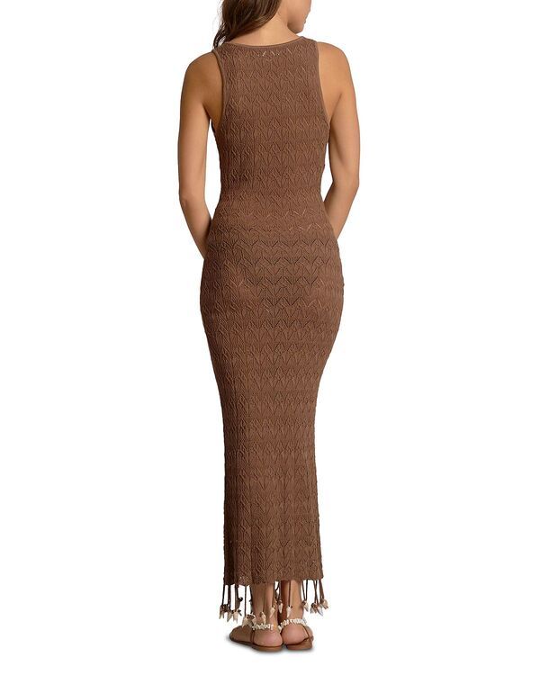 エラン レディース トップス ワンピース Elan Reversible Shell Trim Swim Cover Up Dress Brown ブラウン エラン レディース トップス ワンピース Elan Reversible Shell Trim Swim Cover Up Dress Brown ブラウン