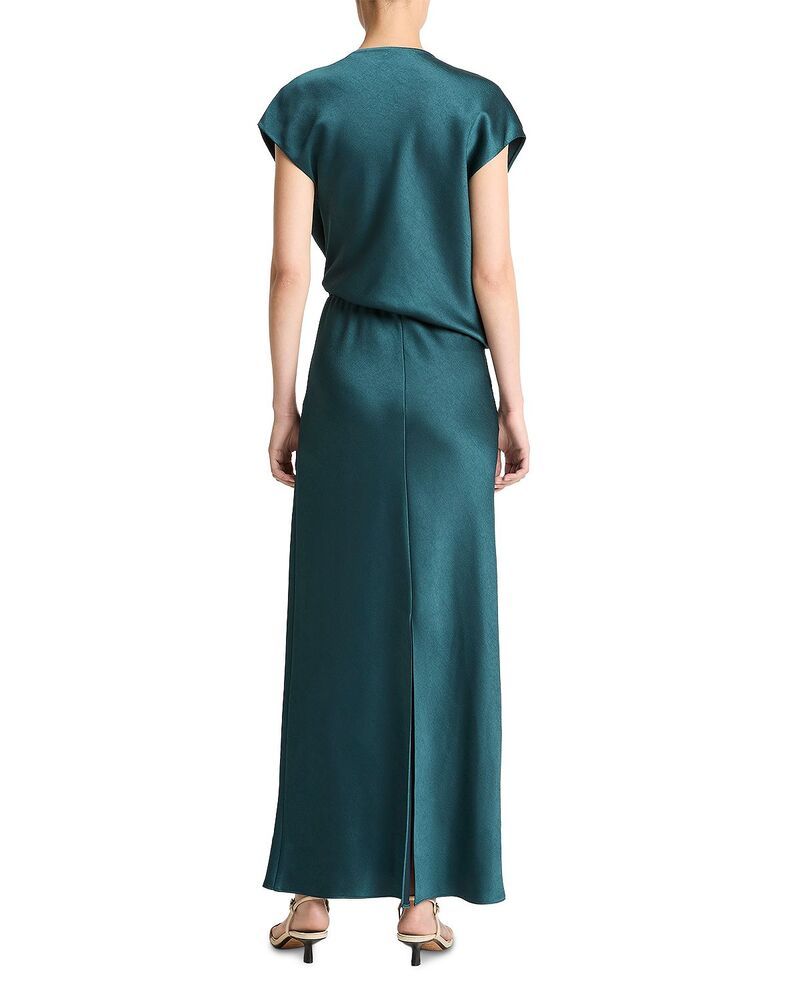 ヴィンス レディース トップス ワンピース ドレープ キャップ マキシ Vince Draped Cap Sleeve Maxi Dress Juniper ヴィンス レディース トップス ワンピース ドレープ キャップ マキシ Vince Draped Cap Sleeve Maxi Dress Juniper