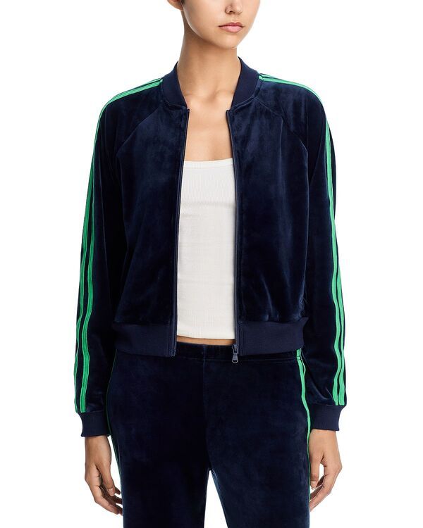 スピリッツフィフティファイブ レディース アウター ジャケット・ブルゾン Splits59 Heritage Velour Bomber Jacket IndigoGrass インディゴ
