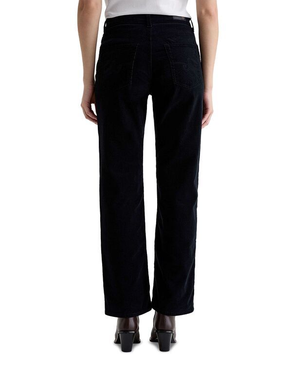 エージー レディース ボトムス デニムパンツ コーデュロイ ジーンズ AG Brinley Mid Rise Straight Corduroy Jeans in Super Black ブラック エージー レディース ボトムス デニムパンツ コーデュロイ ジーンズ AG Brinley Mid Rise Straight Corduroy Jeans in Super Black ブラック