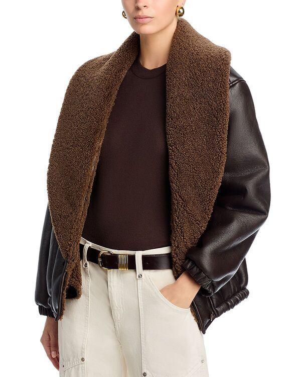 ブランクニューヨーク レディース アウター コート レザー フェイクレザー BLANKNYC Icon Statushawl Collar Faux Leather Coat Icon Status