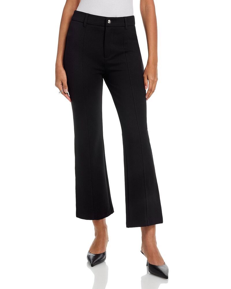 ペイジ レディース ボトムス カジュアルパンツ ブーツカット クロップド ブーツ PAIGE Nixie Cropped Bootcut Pants Black ブラック
