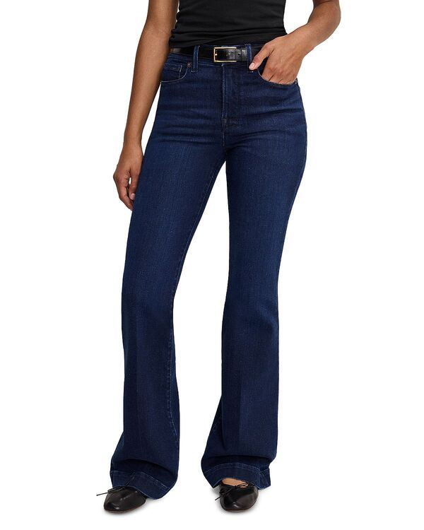 グッドアメリカン レディース ボトムス デニムパンツ ジーンズ Good American Good Legs Flare Compression Jeans indigo1150 Indigo1150