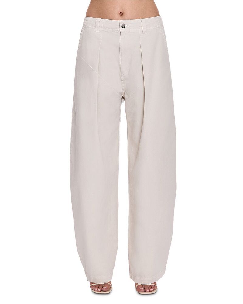 ピストーラ レディース ボトムス カジュアルパンツ プリーツ Pistola Eden Pleated Barreleg Pants Parchment