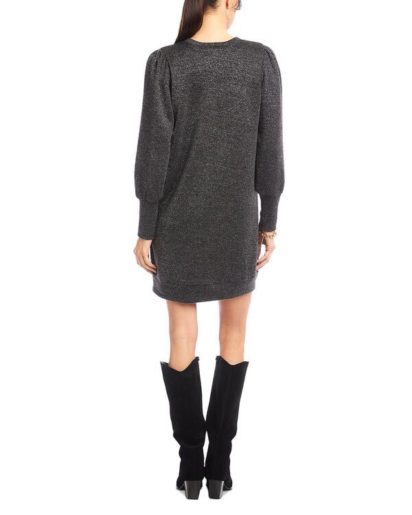 カレンケーン レディース トップス ワンピース Vネック Karen Kane Puffed Sleeve V Neck Dress Bks カレンケーン レディース トップス ワンピース Vネック Karen Kane Puffed Sleeve V Neck Dress Bks