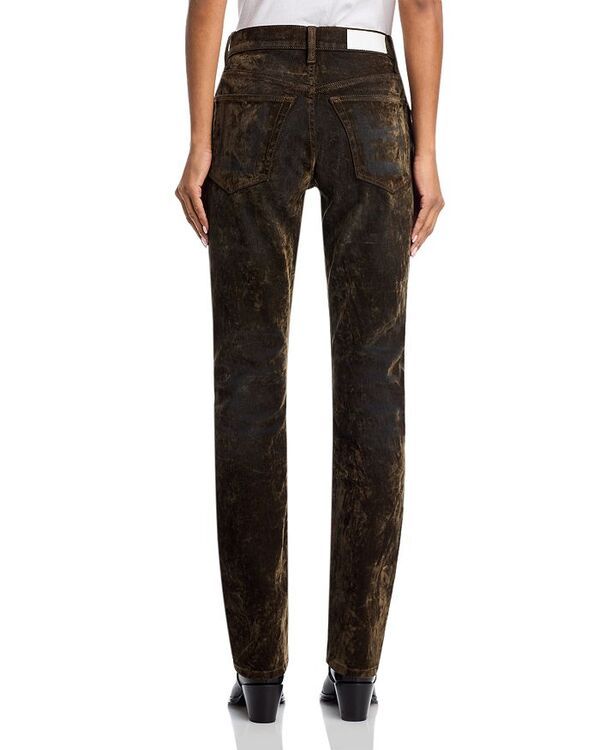 リダン レディース ボトムス デニムパンツ ジーンズ REDONE The Blondie High Rise Jeans in Olive Branch Flocked Olive Branch Flocked オリーブ リダン レディース ボトムス デニムパンツ ジーンズ REDONE The Blondie High Rise Jeans in Olive Branch Flocked Olive Branch Flocked オリーブ