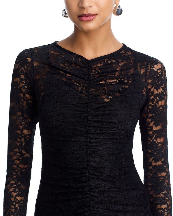 エーエフアールエム レディース トップス ワンピース レース AFRM Jenima Lace Dress Noir エーエフアールエム レディース トップス ワンピース レース AFRM Jenima Lace Dress Noir
