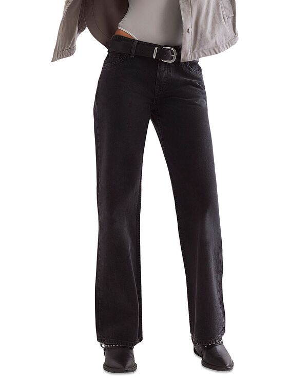 フリーピープル レディース ボトムス デニムパンツ ローライズ ジーンズ Free People Tennessee Low Rise Boyfriend Jeans in Hideaway Black ブラック