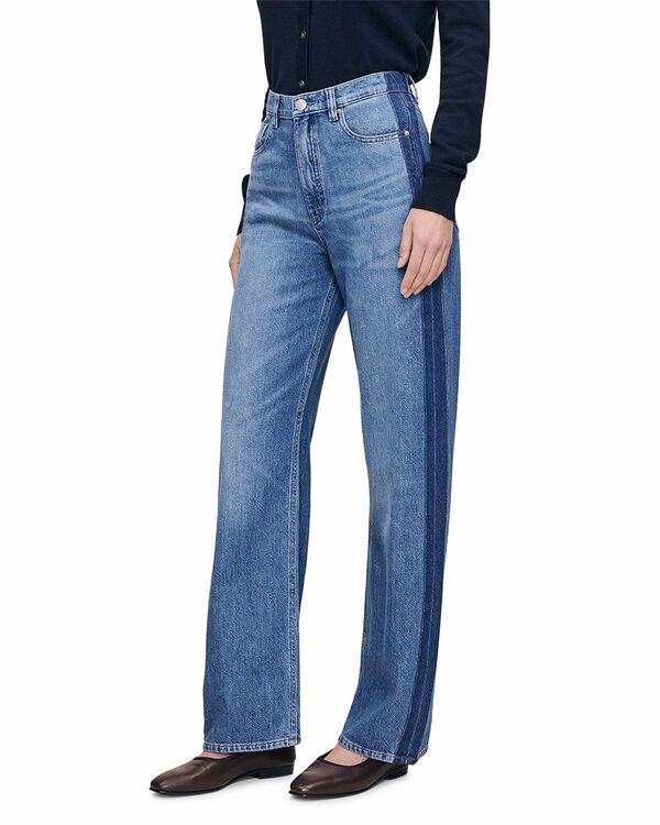 ディーエル 1961 レディース ボトムス デニムパンツ ワイドレッグ ジーンズ DL1961 Karmine Refined Wide Leg Aura High Rise Jeans inorth Shore North Shore