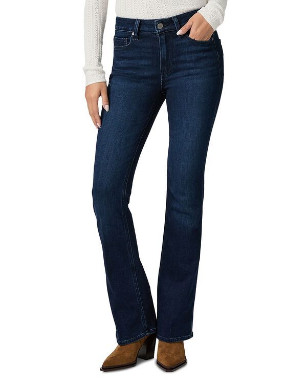 ペイジ レディース ボトムス デニムパンツ ブーツカット プチ ブーツ ジーンズ PAIGE High Rise Manhattan Petite Bootcut Jeans in Manifesto