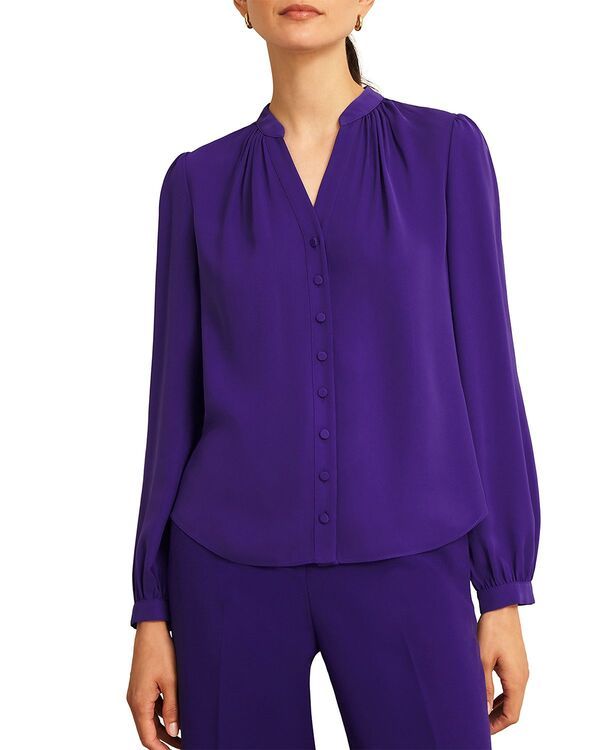 ホッブスロンドン レディース トップス シャツ ブラウス HOBBS LONDON Peony Blouse Future Purple パープル 36,920円