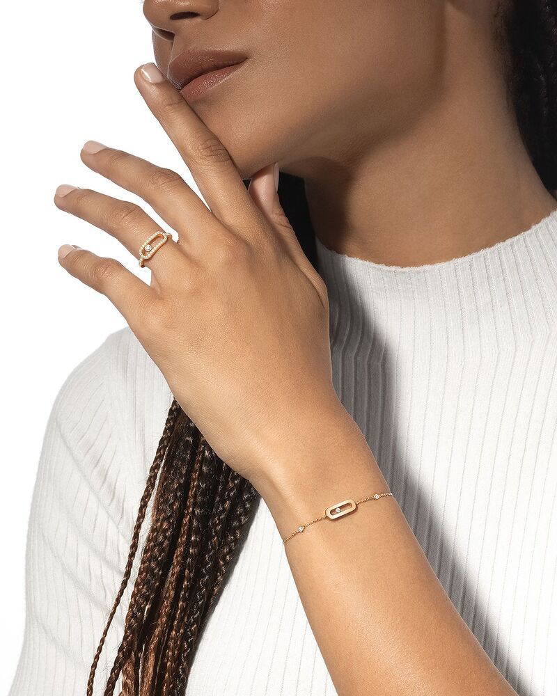 メシカ レディース アクセサリー リング Messika Diamond Move Uno Large Model Pav Ring in 18K Gold 031 tcw Gold ゴールド