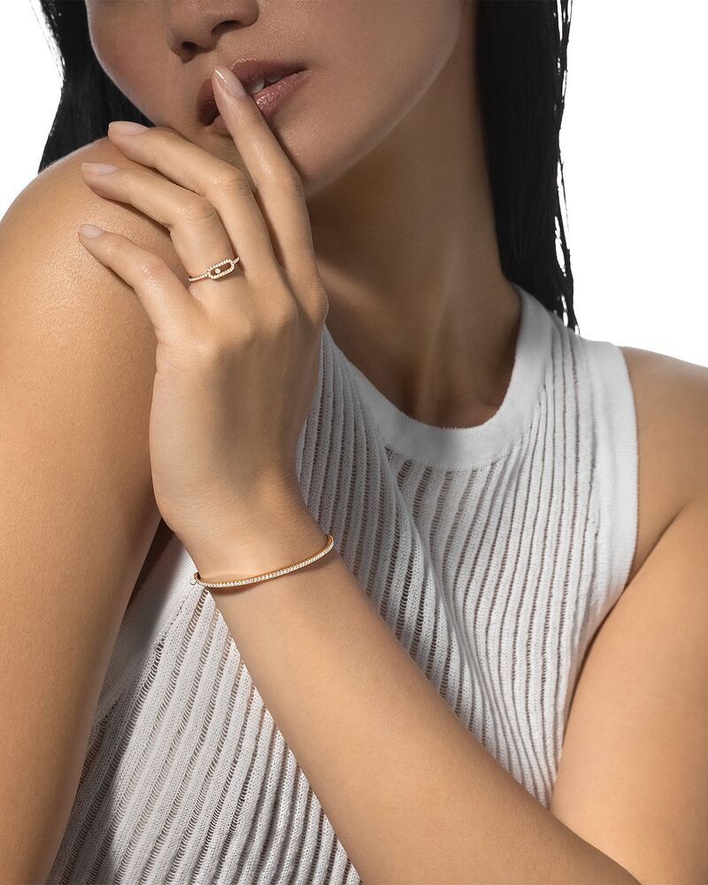 メシカ レディース アクセサリー リング Messika Diamond Move Uno Pav Ring in 18K Gold 017 tcw Yellow Gold イエロー