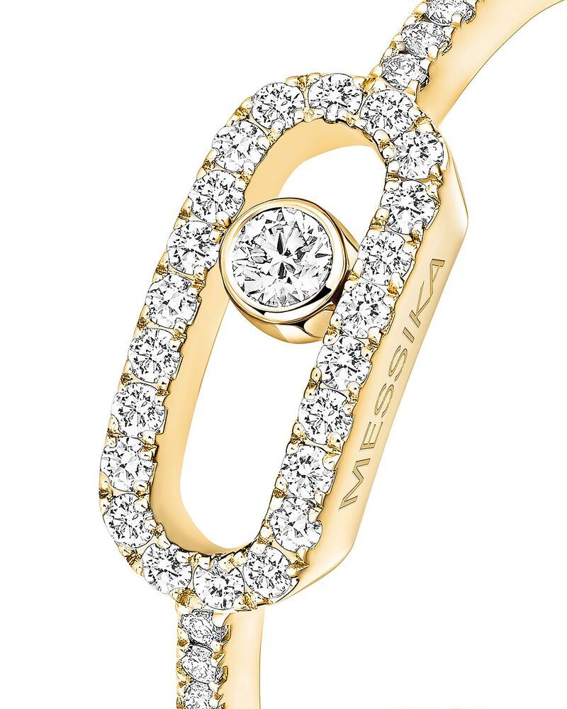 メシカ レディース アクセサリー リング Messika Diamond Move Uno Pav Ring in 18K Gold 017 tcw Yellow Gold イエロー