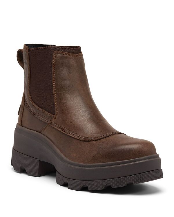ソレル レディース シューズ ブーツ・レインブーツ チェルシーブーツ プラットフォーム チェルシー Sorel Womens JOAN FRWD Platform Chelsea Boots TobaccoBlackened Brown ブラウン